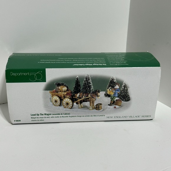 Department 56 Other - Dept 56 "Load Up The Wagon" Set of 2 - New England Village Series- #56630 w/box